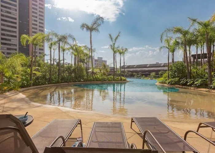 Apt dentro de um verdadeiro Resort no centro de SP